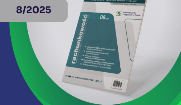 Czytaj 8. numer Rachunkowości!