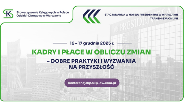Zapraszamy na konferencję „Kadry i płace w obliczu zmian – dobre praktyki i wyzwania na przyszłość”