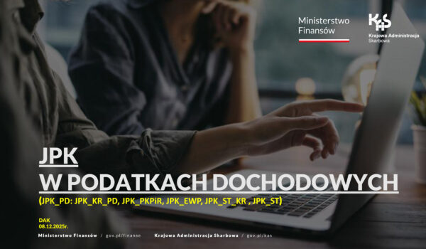 JPK_PD w podatkach dochodowych