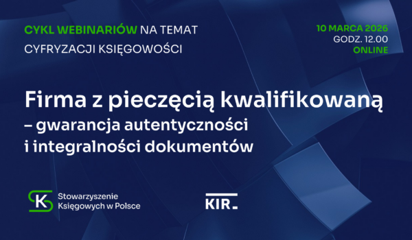 Zapraszamy na bezpłatny cykl webinariów na temat cyfryzacji księgowości