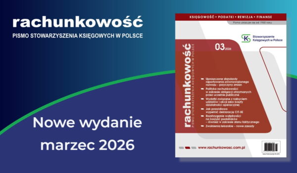 Prenumeruj i Czytaj "Rachunkowość" 3/2026