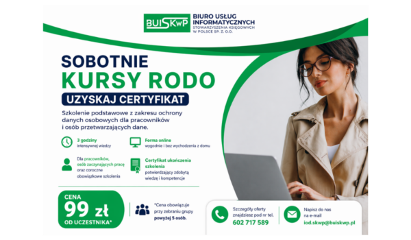 Nowa oferta szkoleń RODO od BUI SKwP