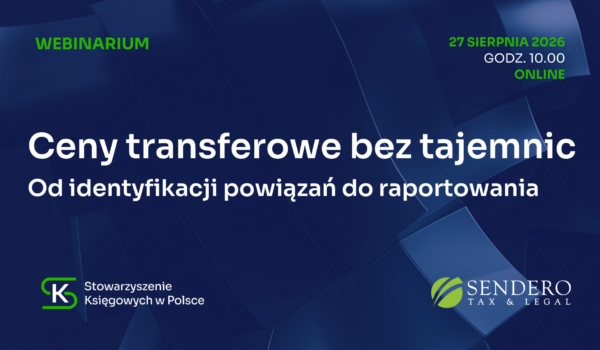Ceny transferowe bez tajemnic – zapraszamy na webinar!