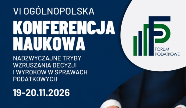 Konferencja naukowa 2026 — Forum Podatkowe